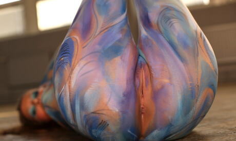 Excellent babe Lizzie in strange fetish gallery 